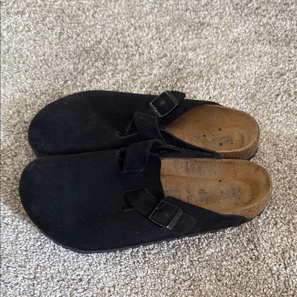 Birkenstock Black Suede Slippers - Picture 4 of 4
